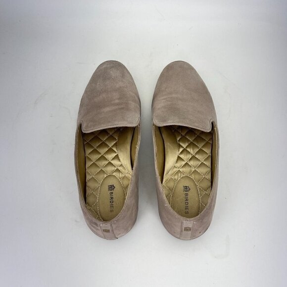 Birdies The Starling Women Size 7 Leather Slip on Loafer Flat Shoes Latte - Picture 11 of 12
